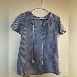 Women’s Striped Blouse size: M